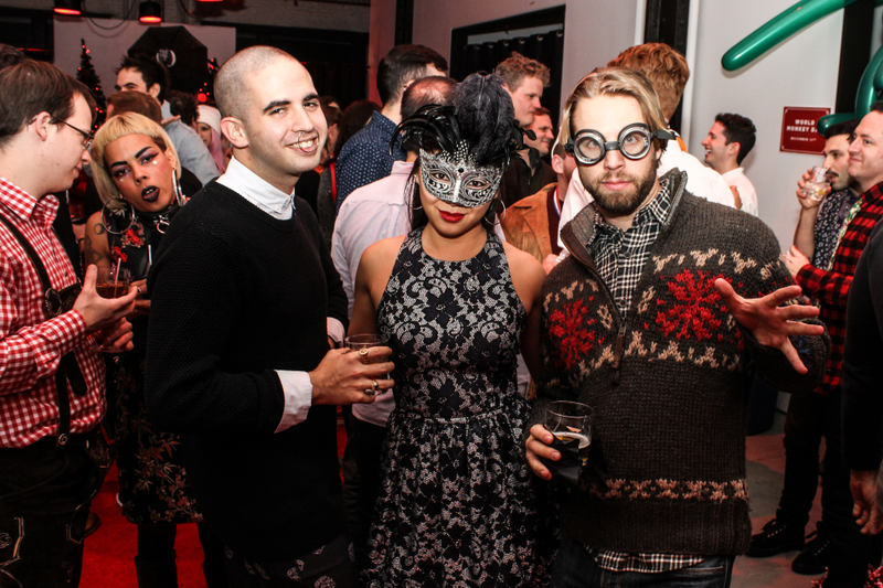 Illustration for article titled A BIZARRE HOLIDAY PARTY